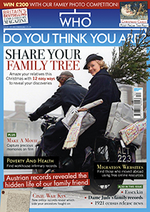 Who Do You Think You Are? Magazine December 2021