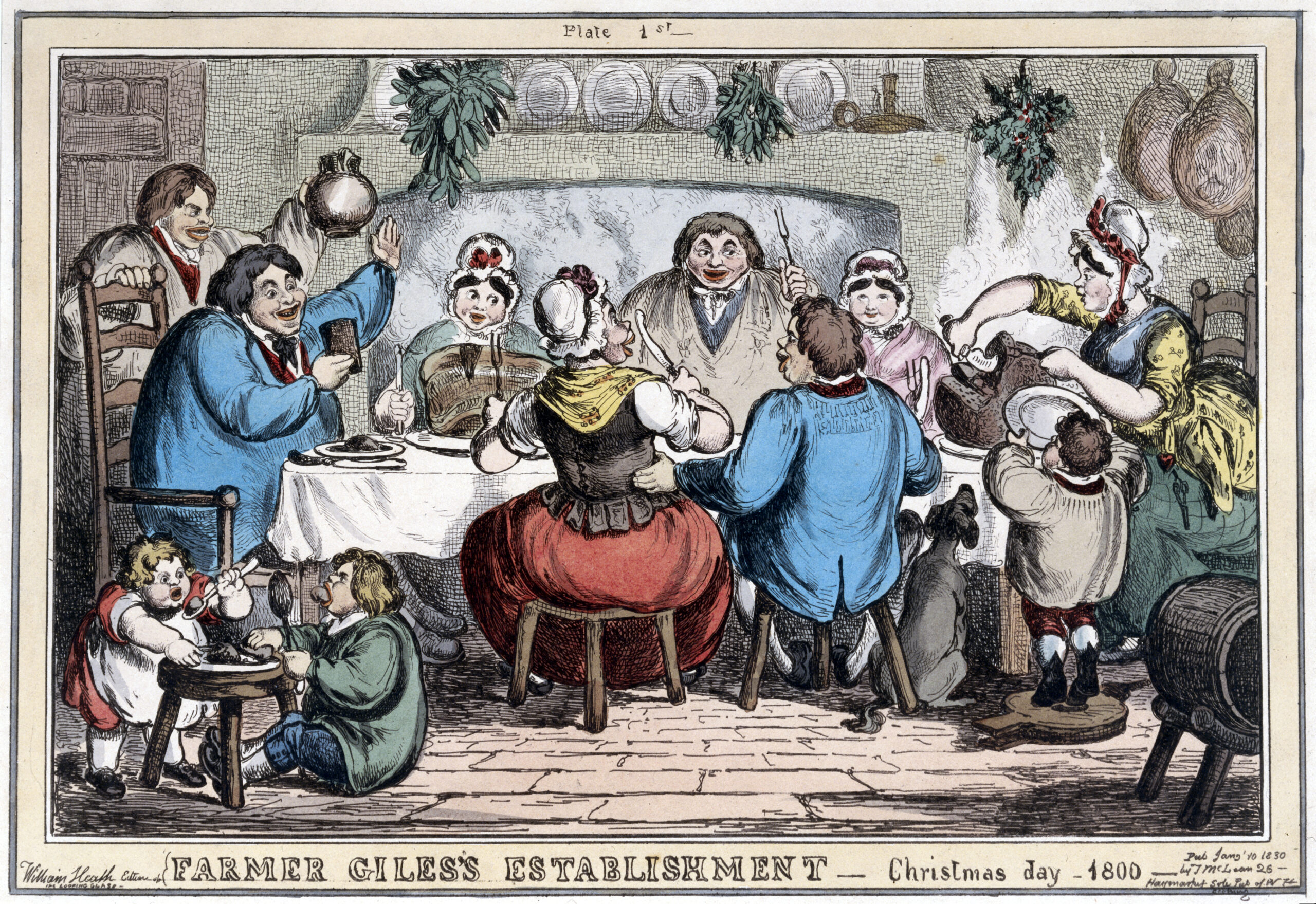 1800s Christmas dinner