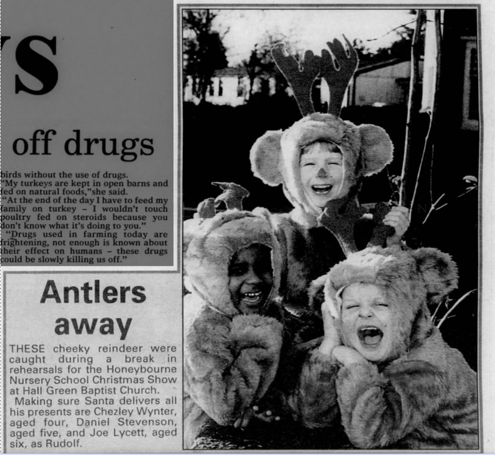 Newspaper clipping with photograph of Joe Lycett