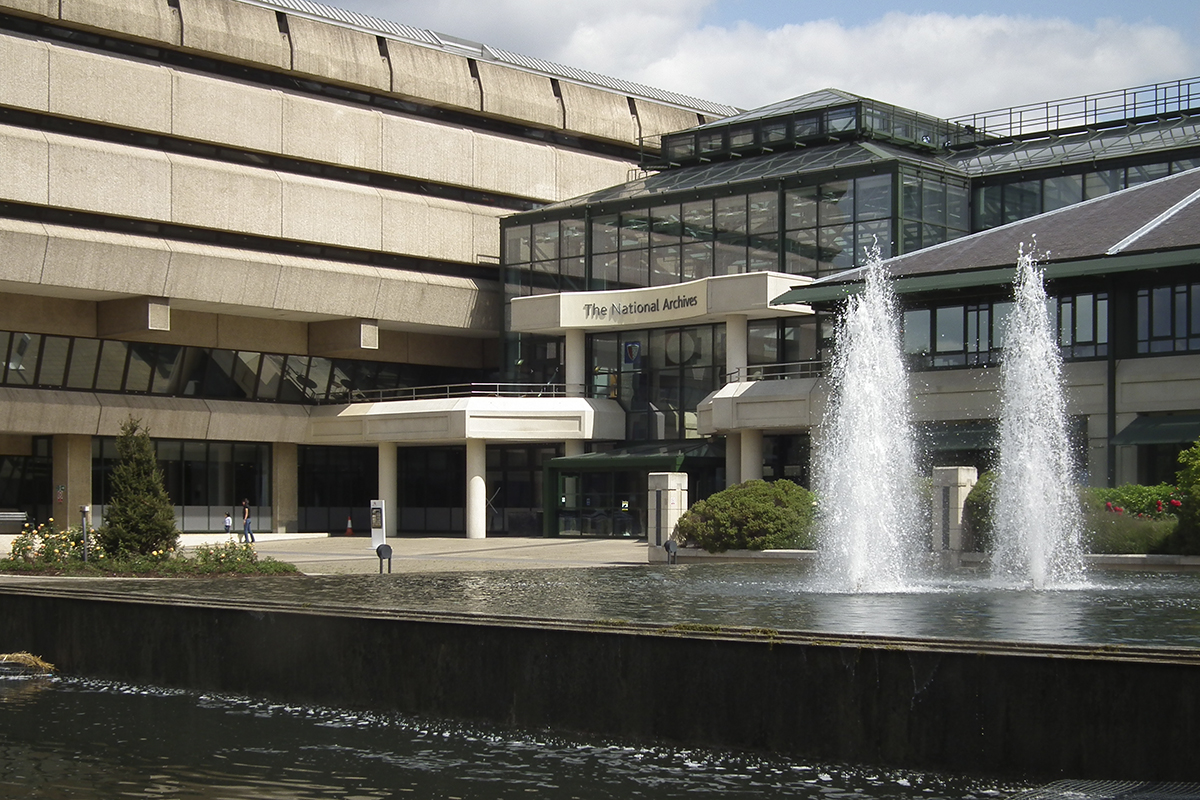 The front of The National Archives