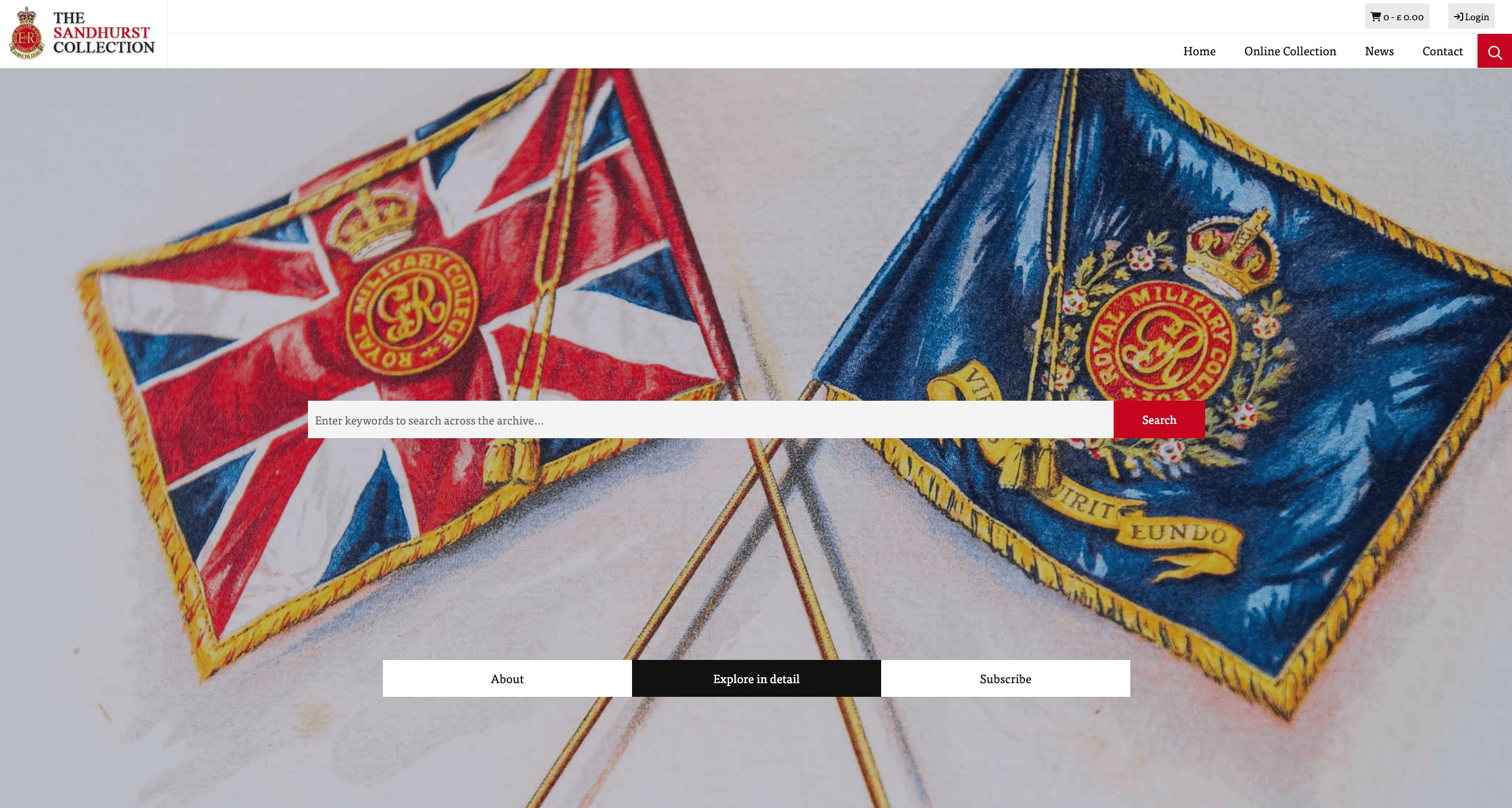 The Sandhurst Collection British Army records