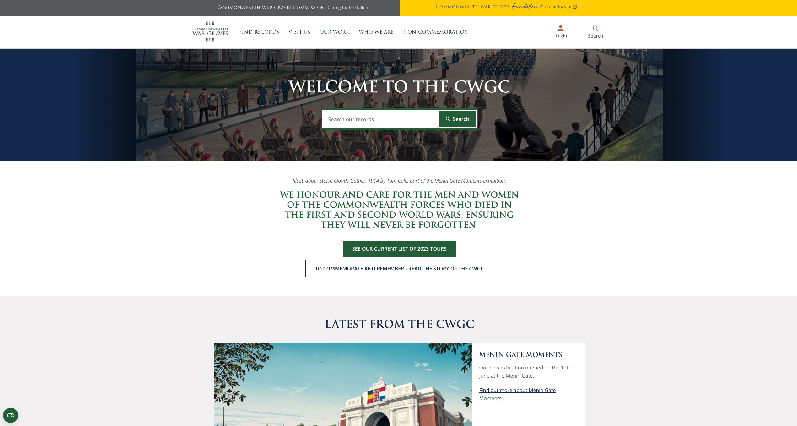 Commonwealth War Graves Commission British Army records