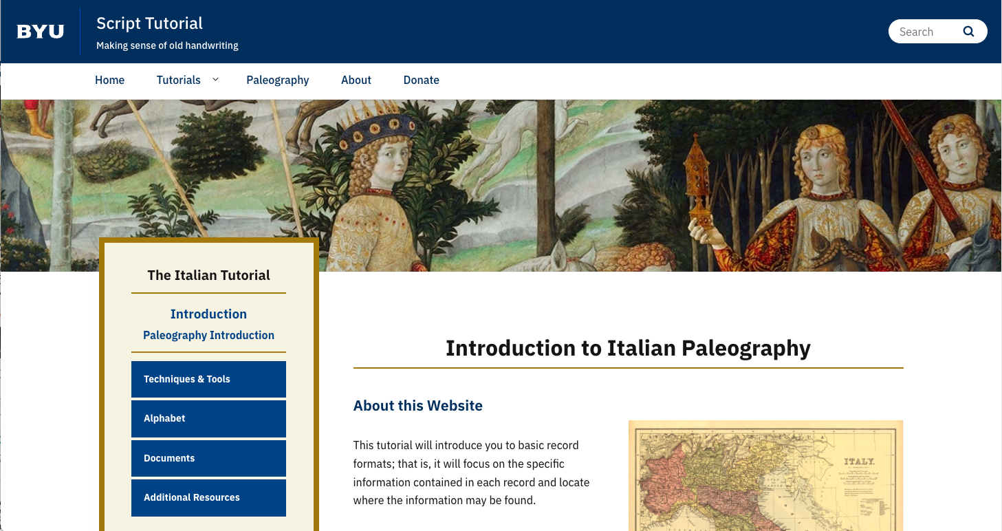 Italian ancestry Script Tutorial