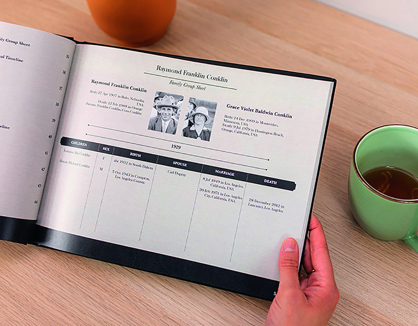 MyCanvas lets you upload data direct from Ancestry into your photobook