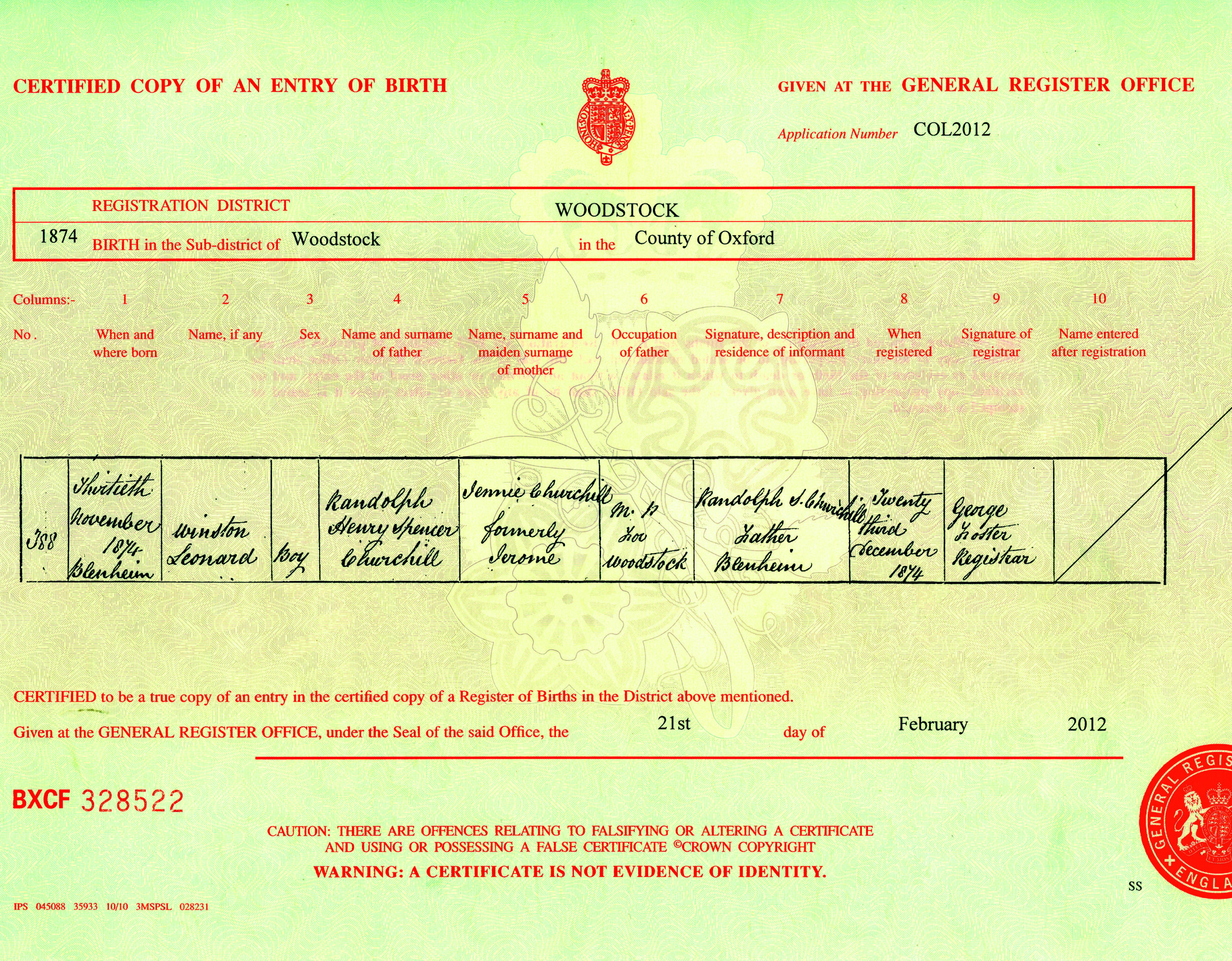 You can use birth certificates in your photobook