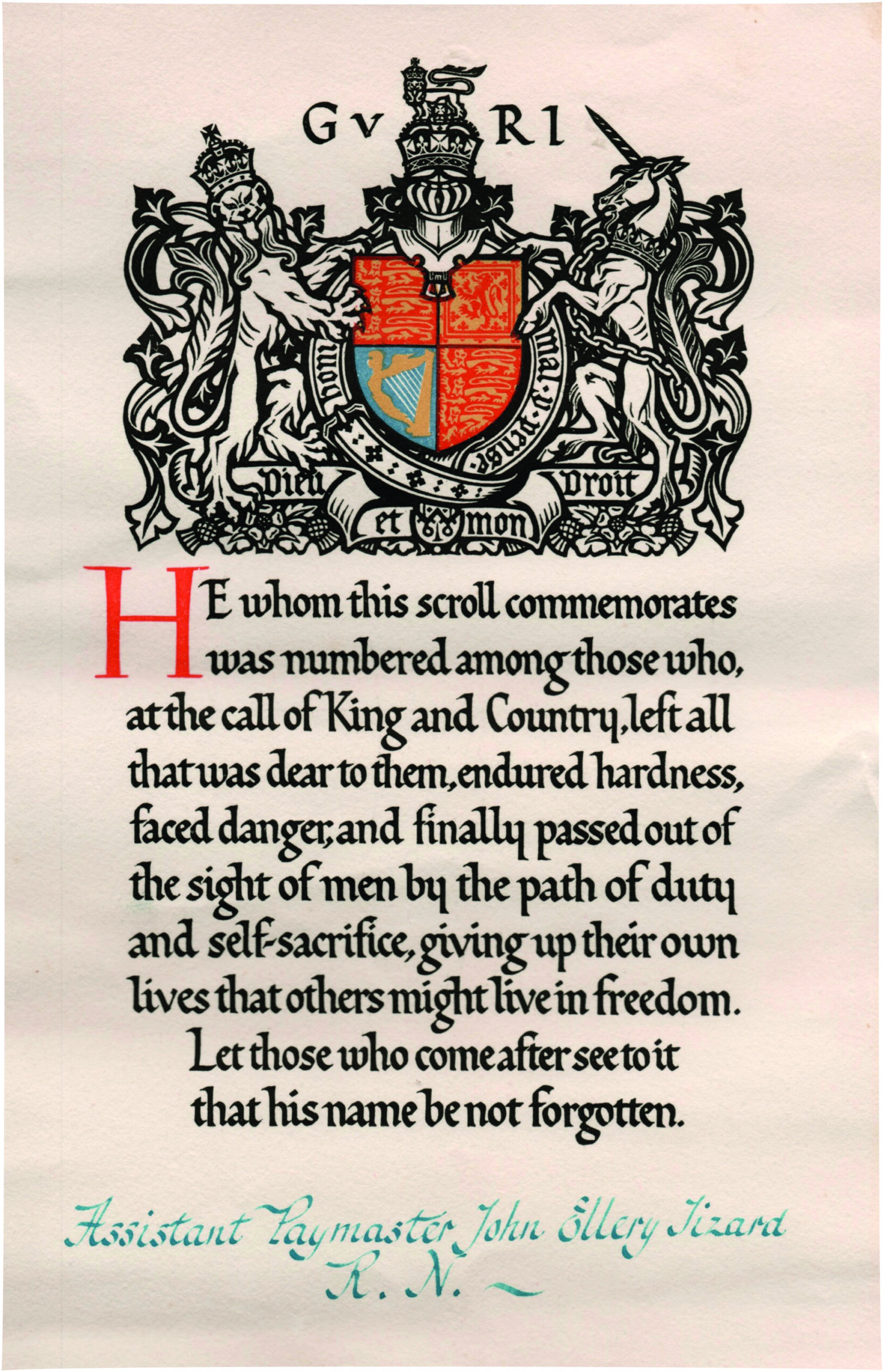 A scroll
